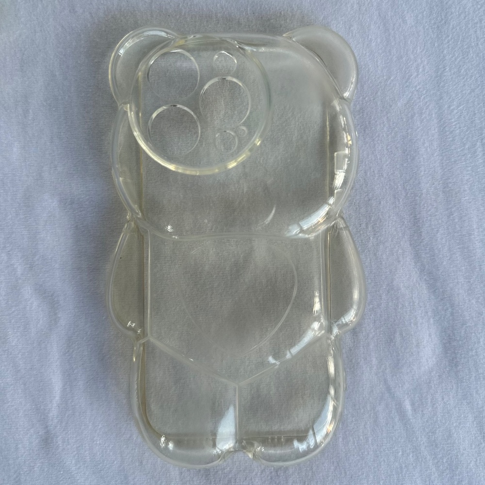 iphone 14 pro case, cute BEAR SHAPE